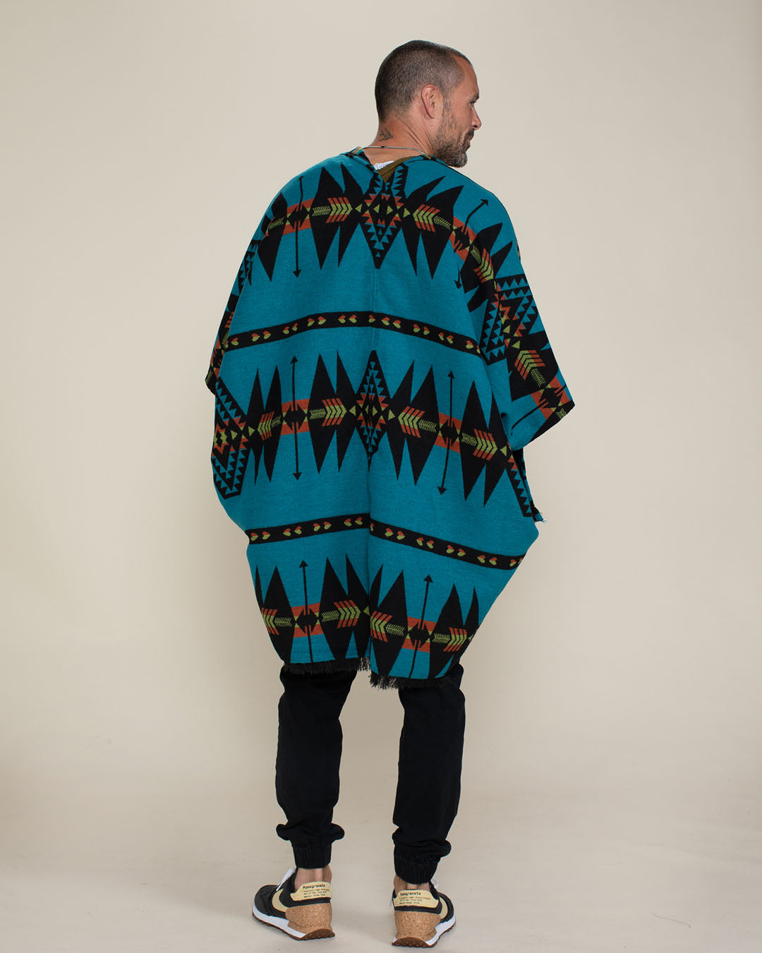 Sammenligne ugyldig Konsultere Turquoise Men's Poncho | Oversized Fit | SpiritHoods