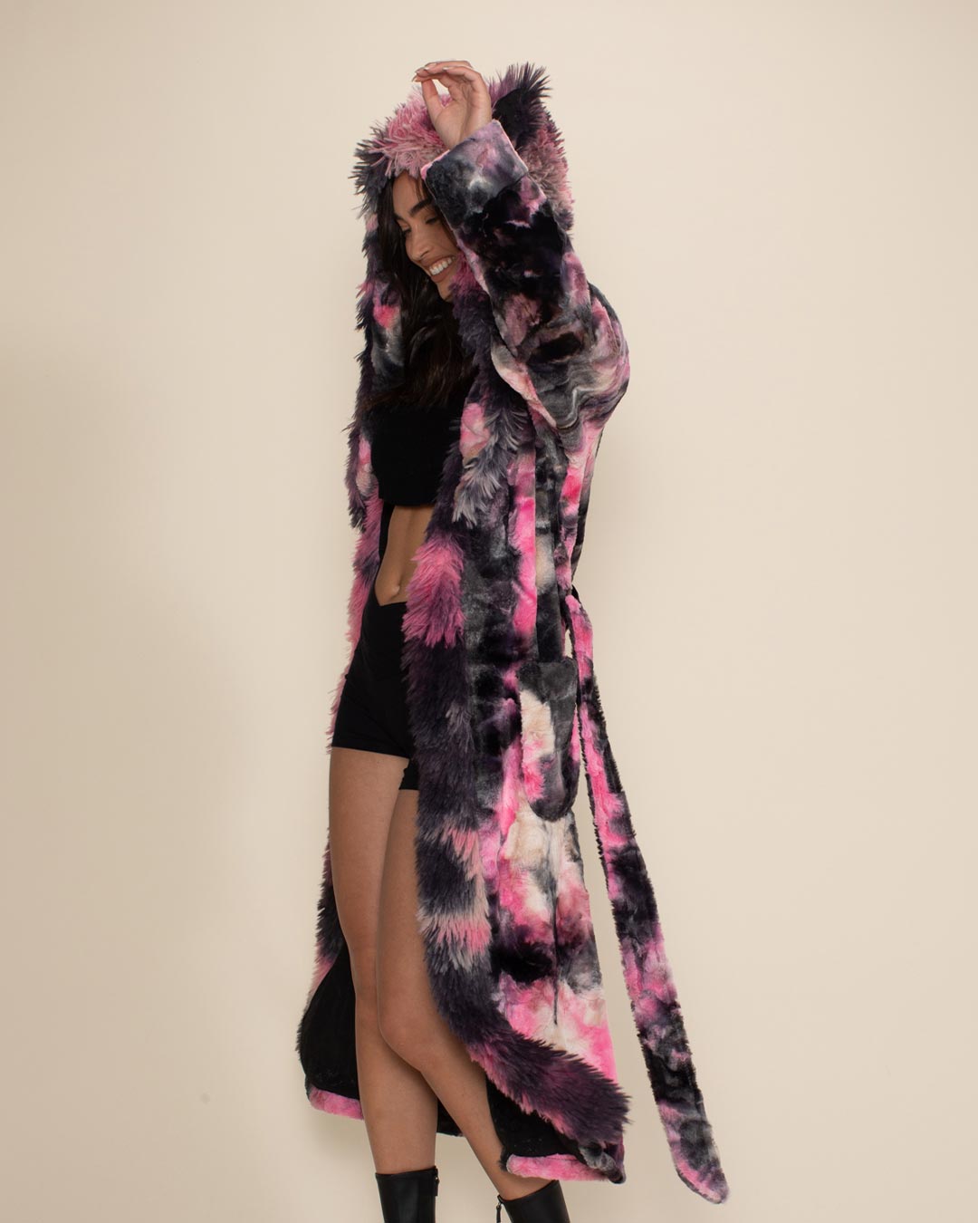 Robe Ink Ink Spotted Leopard Collector Edition Faux Fur Style Robe | Women's ...