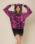 Raspberry Tiger Classic Ultra Soft Faux Fur Hoodie | Women's