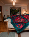 Tahitian Wolf Collector Edition Faux Fur Throw