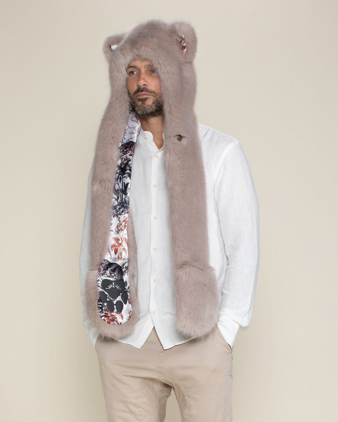 Toile Jungle Cat Luxe Collector Edition Faux Fur Hood | Men&#39;s