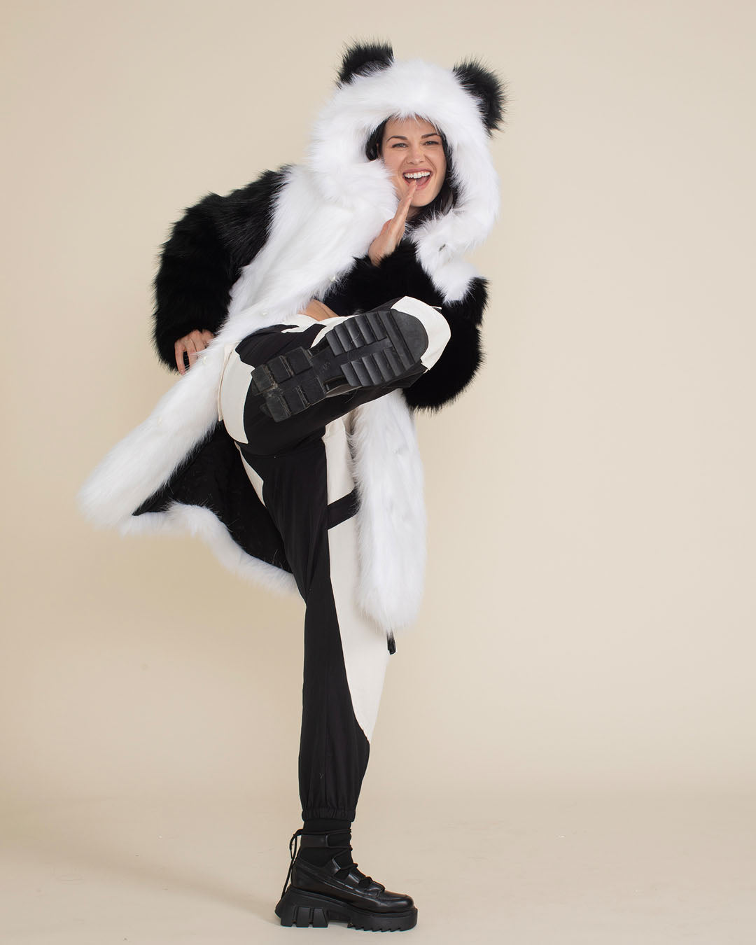Panda Bear Classic Faux Fur Coat | Women's