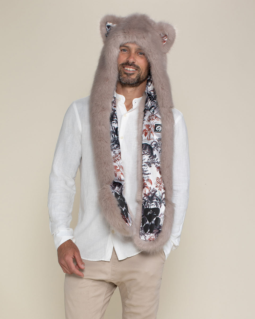 Toile Jungle Cat Luxe Collector Edition Faux Fur Hood | Men&#39;s