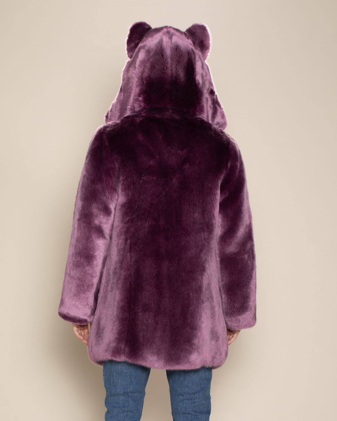 Lavender Wolf Luxe Classic Faux Fur Coat | Men's