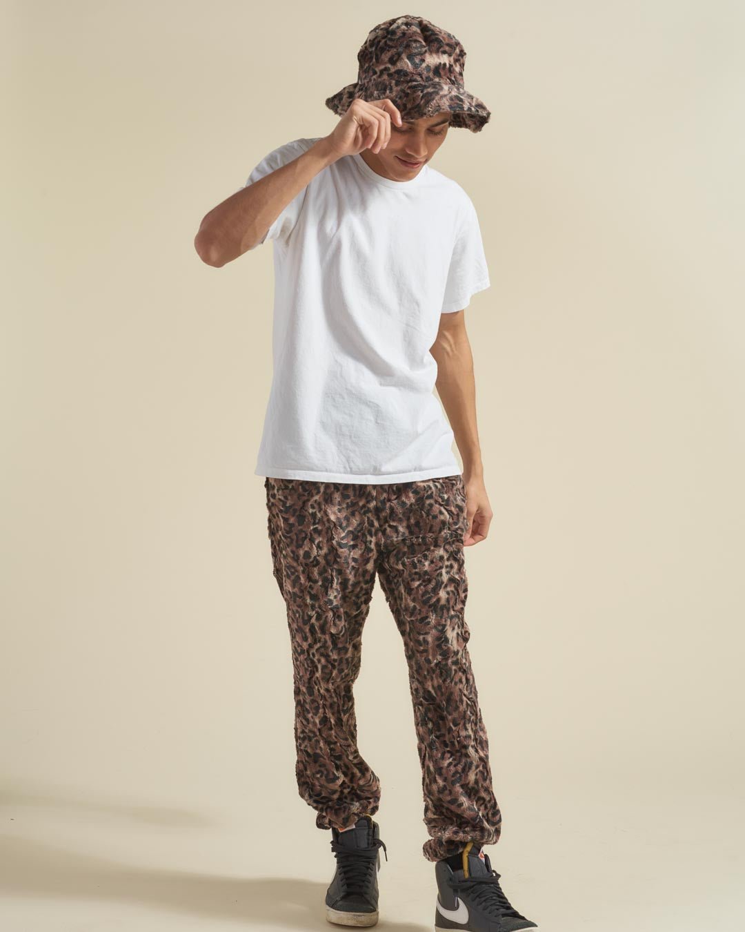 Bobcat Faux Fur Bucket Hat | Men's