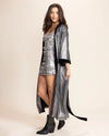Women's Sequin Kimono | Silver Wolf