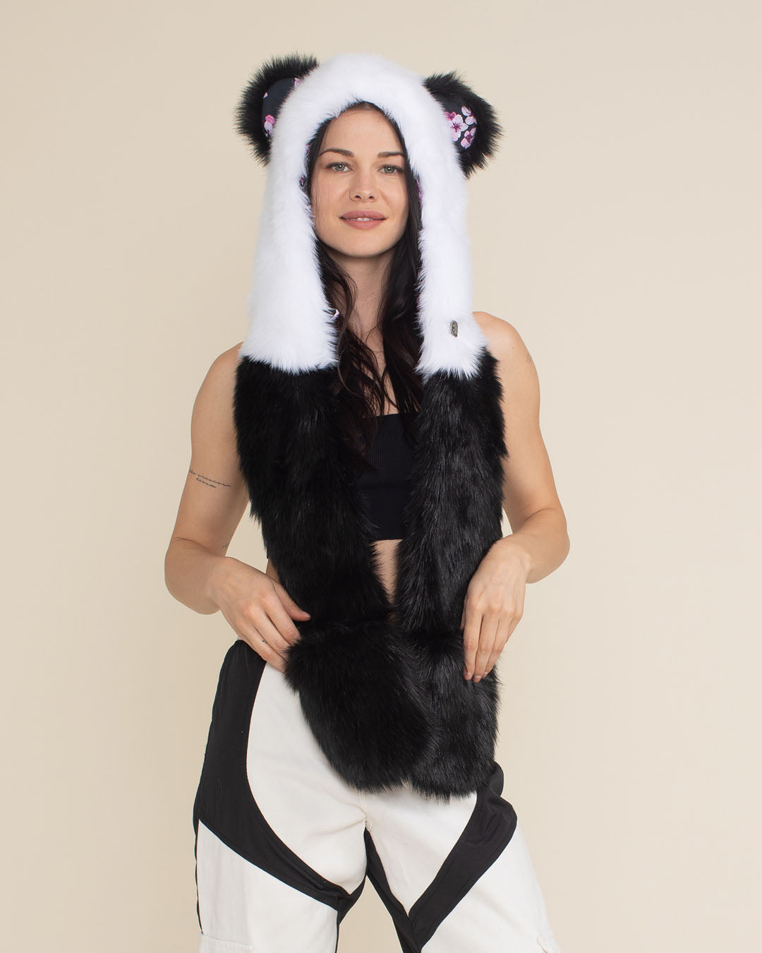 Panda Collector Edition Faux Fur Hood | Women&#39;s