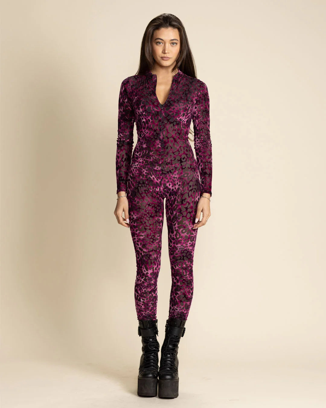Black Full Bodysuit | Leopard | Made-To-Order