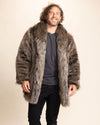 Men's Faux Fur Coat | Dire Wolf