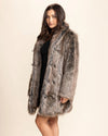Women's Faux Fur Coat | Dire Wolf