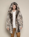 Hooded Men's Faux Fur Coat | Lil' Cheetah | Made-To-Order