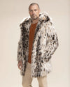 Hooded Men's Faux Fur Coat | Lil' Cheetah | Made-To-Order