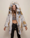 Hooded Women's Faux Fur Coat | Arctic Fox | Made-To-Order