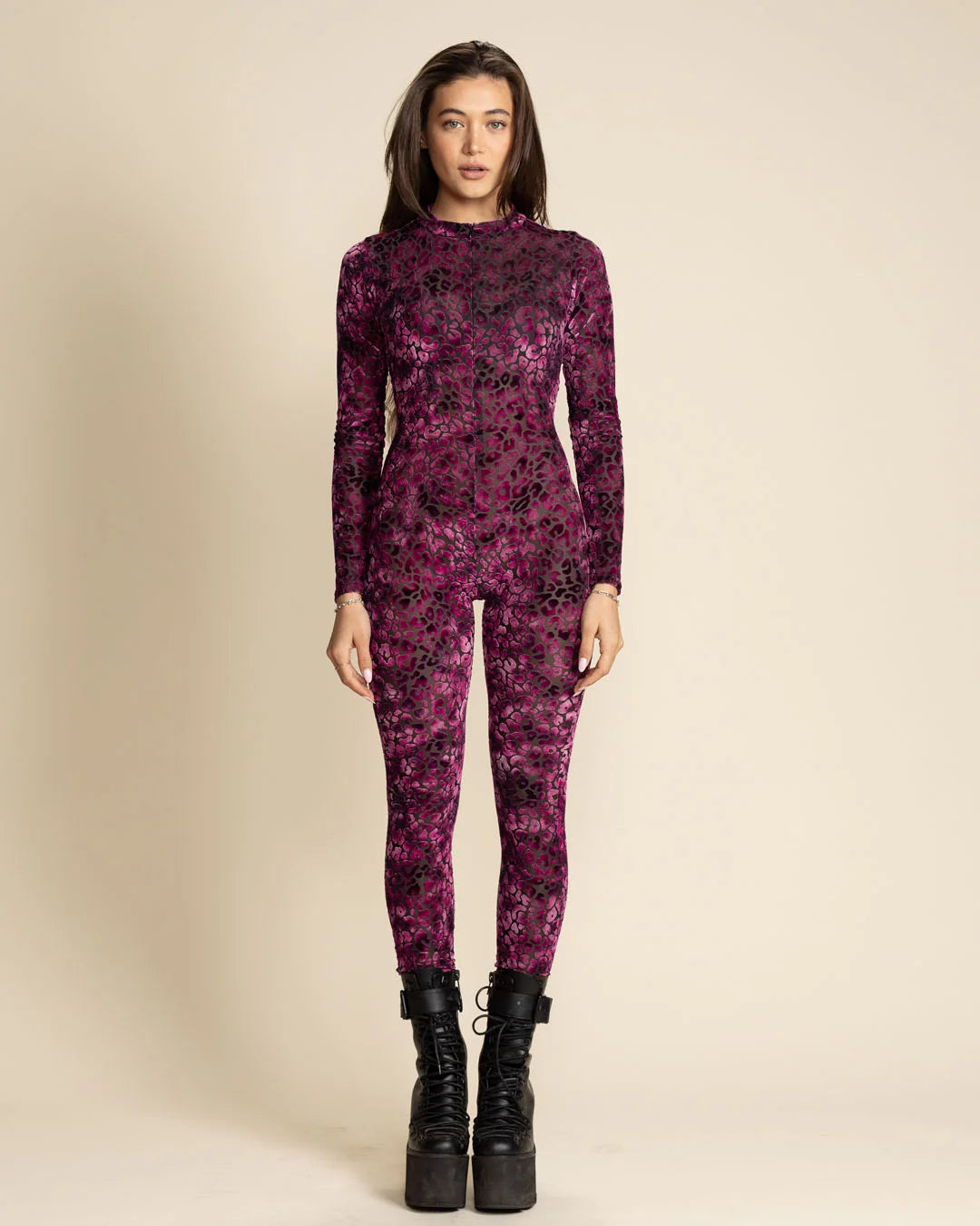 Pink Full Bodysuit | Leopard | Made-To-Order