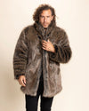 Men's Faux Fur Coat | Dire Wolf