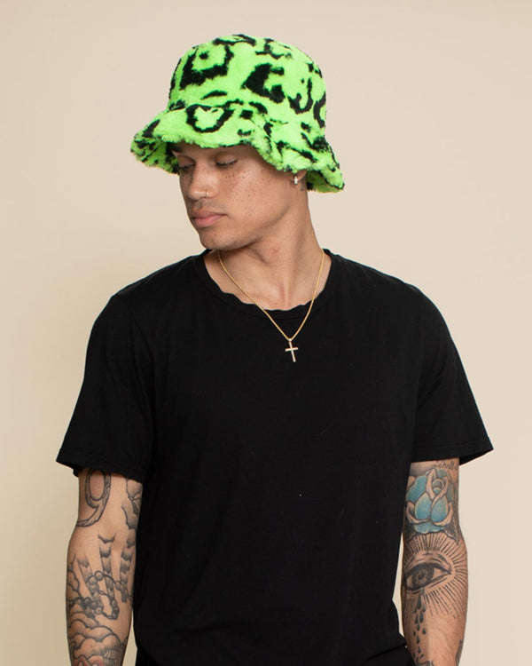 SpiritHoodsNeonGreenLeopardBuc