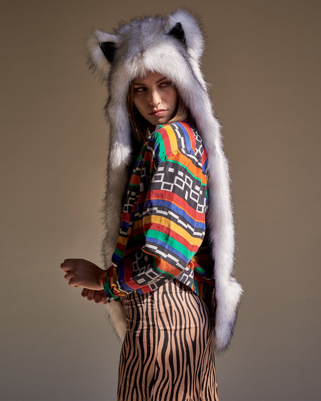 The Husky Faux Fur Hood Women s