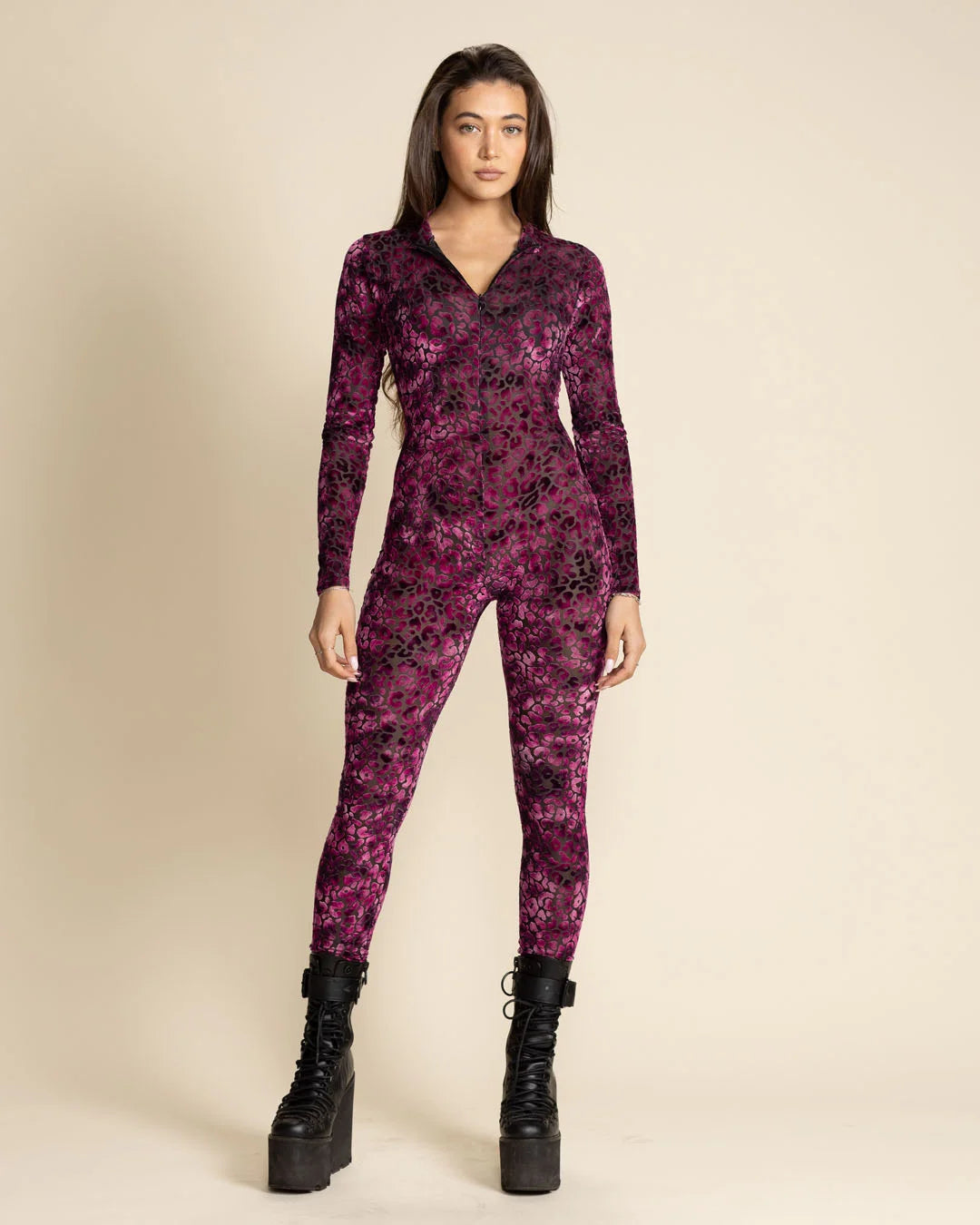 Pink Full Bodysuit | Leopard | Made-To-Order