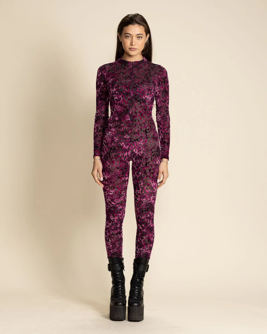 Black Full Bodysuit | Leopard | Made-To-Order