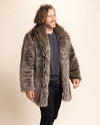 Men's Faux Fur Coat | Dire Wolf