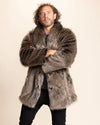 Men's Faux Fur Coat | Dire Wolf