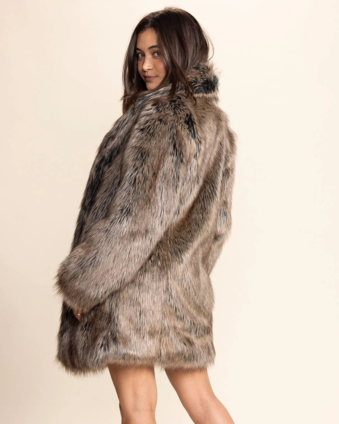 Women's Faux Fur Coat | Dire Wolf