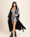 Women's Sequin Kimono | Silver Wolf