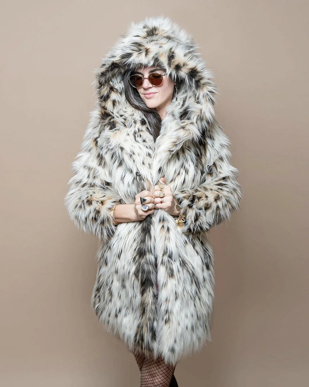 Hooded Women's Faux Fur Coat | Lil' Cheetah | Made-To-Order