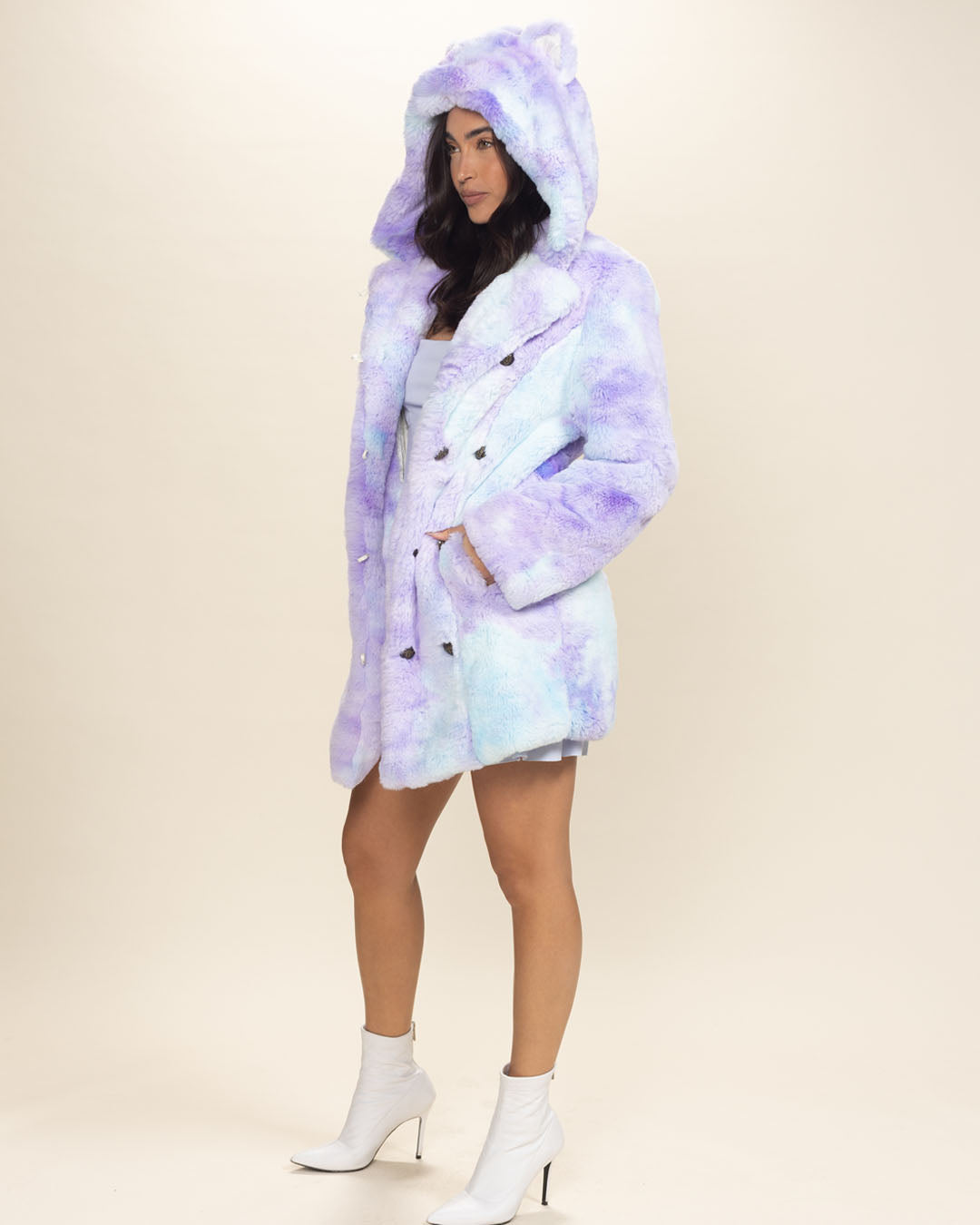 Mer-Kitty Classic Collector Edition Faux Fur Coat | Women's - SpiritHoods
