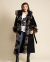 Hooded Women's Luxury Robe | Hyena