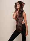 Unisex Brown Bear Collector Edition Faux Fur Hood
