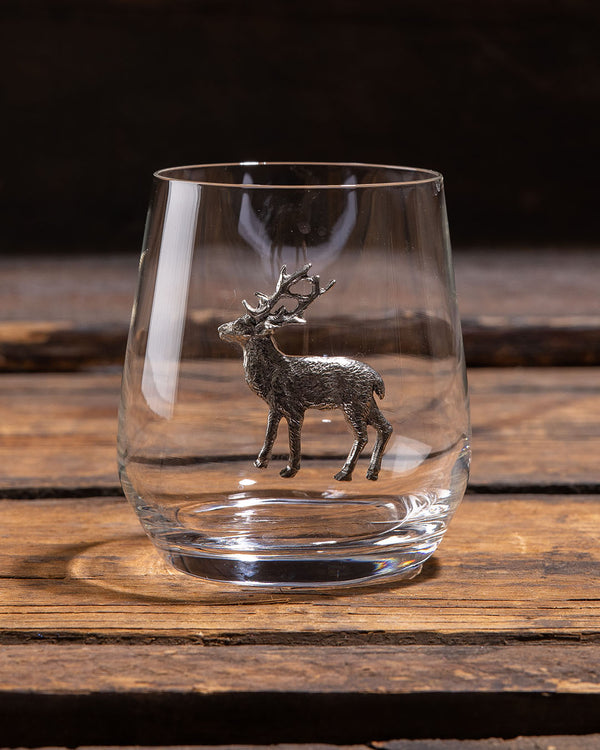 Stemless Wine Glass | Cognac Glass | Deer