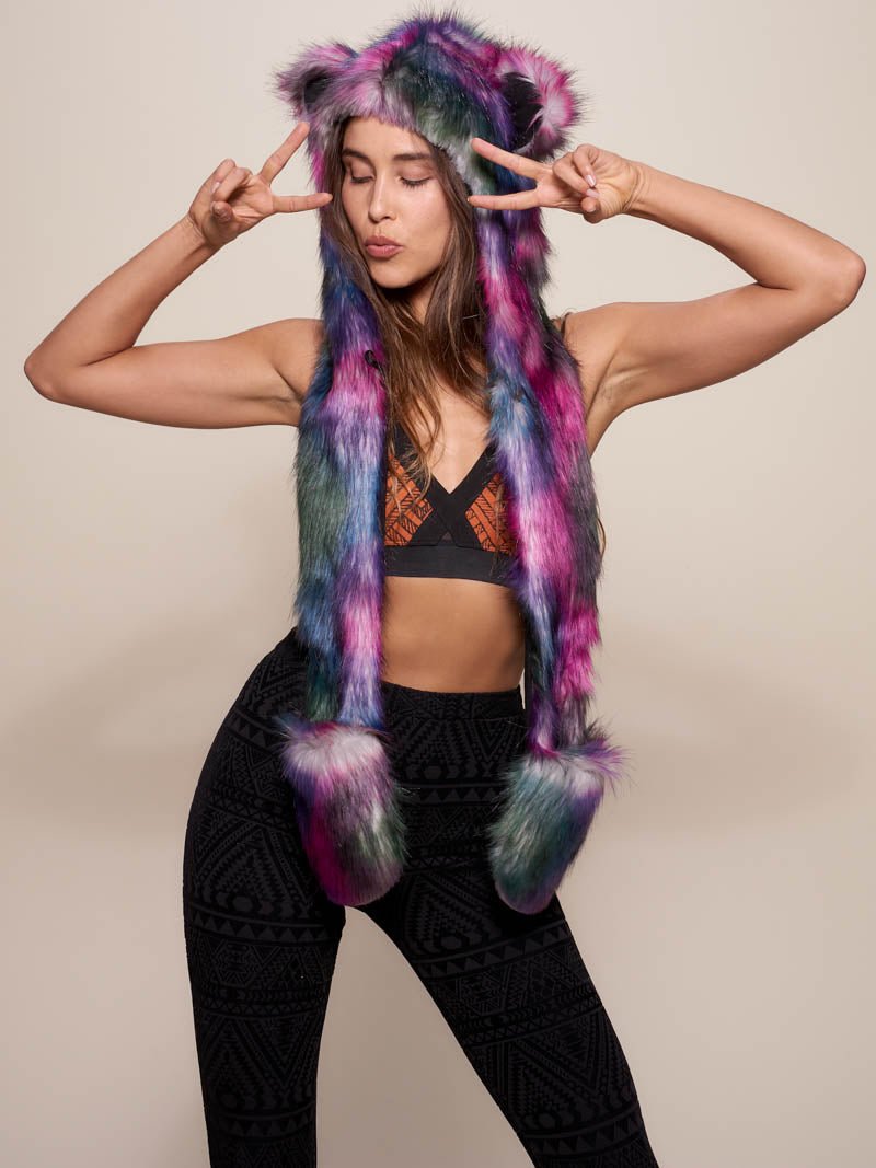 Colorful Limited Edition Disco Bear SpiritHood on Female