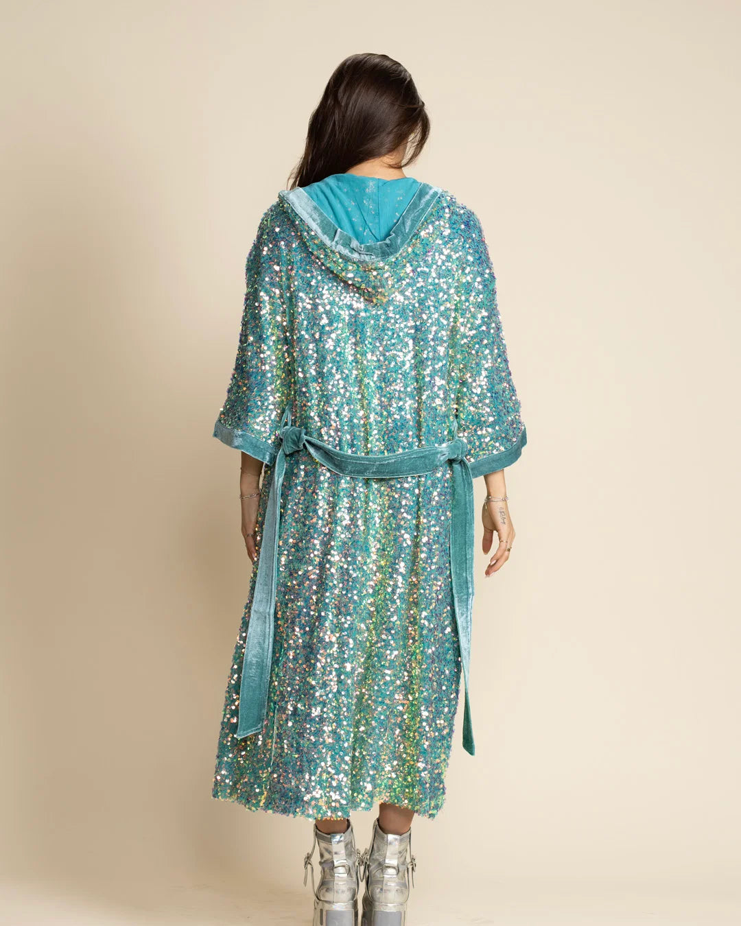 Women's Sequin Kimono | Firefly of the Sea