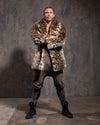 Men's Faux Fur Coat | Leopard Print