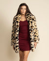 Women's Faux Fur Coat | Sinai Leopard