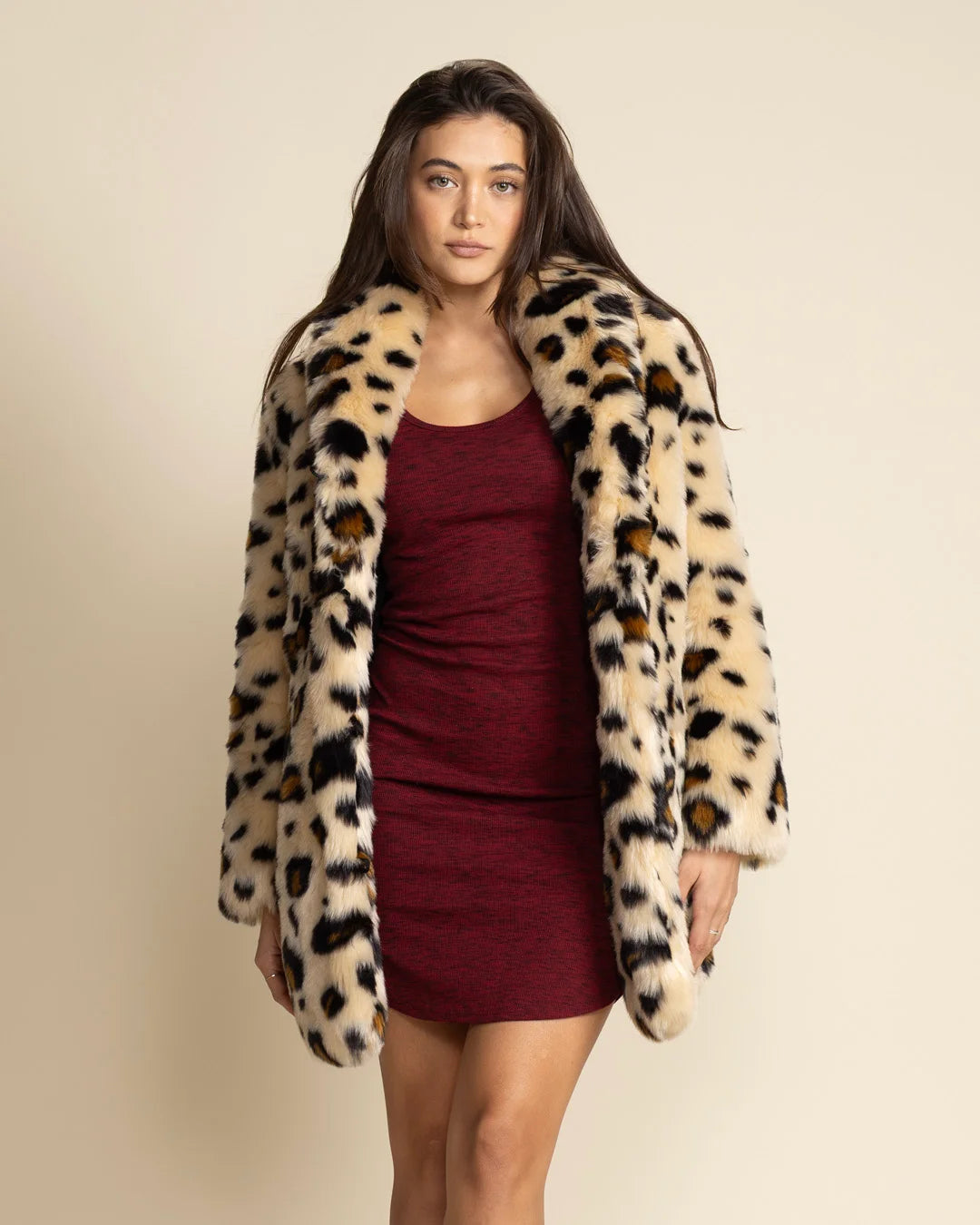 Women's Faux Fur Coat | Sinai Leopard