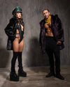 Classic Women's Faux Fur Coat | Black Panther