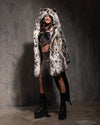 SpiritHoods Women's Classic Fake Cheetah Fur Coat with Cheetah Print
