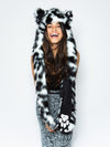 Spotted Leopard CE Faux Fur with Hood
