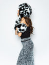 Spotted Leopard CE Faux Fur with Hood on Female