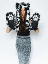 Female Wearing Spotted Leopard CE SpiritHood 