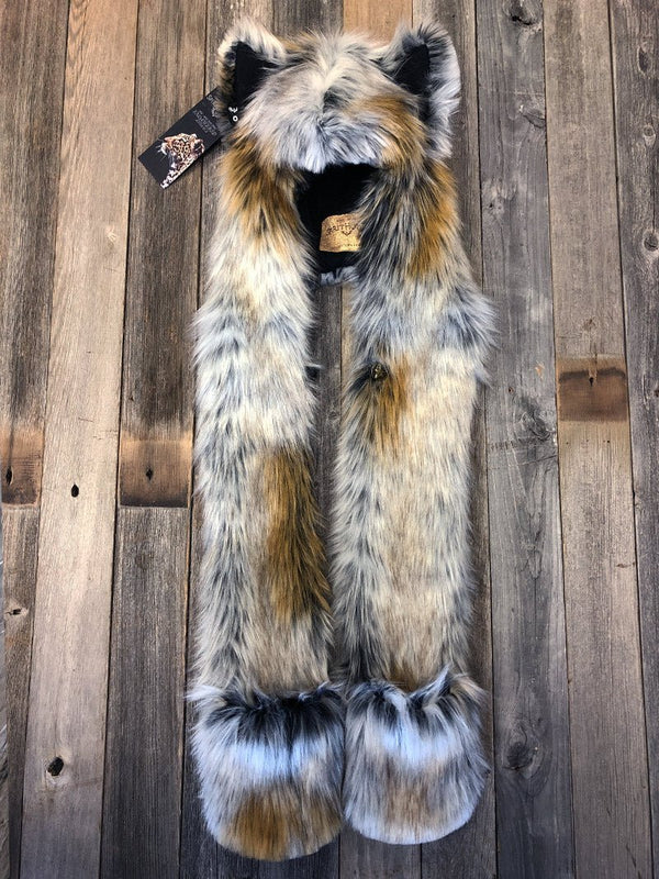 MCC mint fox Spirithood SPIRITHOODS red fox faux fur spirit hood | eBay main image 2