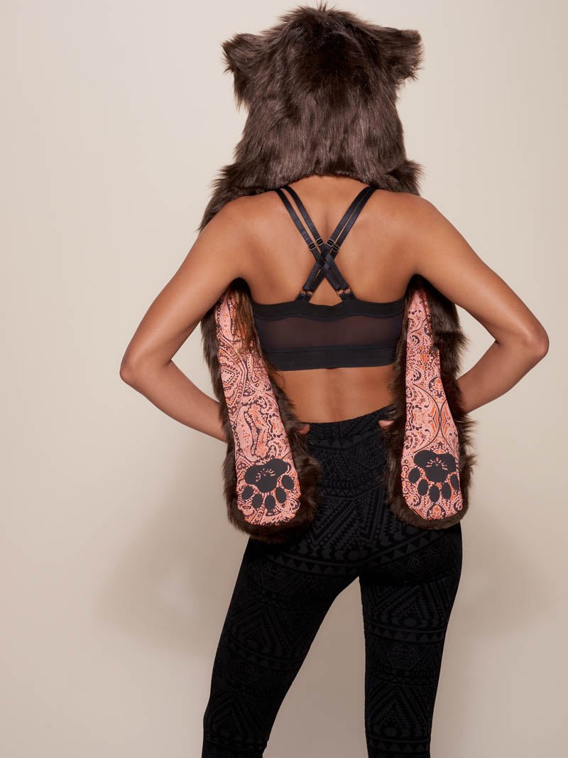 Unisex Brown Bear Collector Edition SpiritHood on Female Model