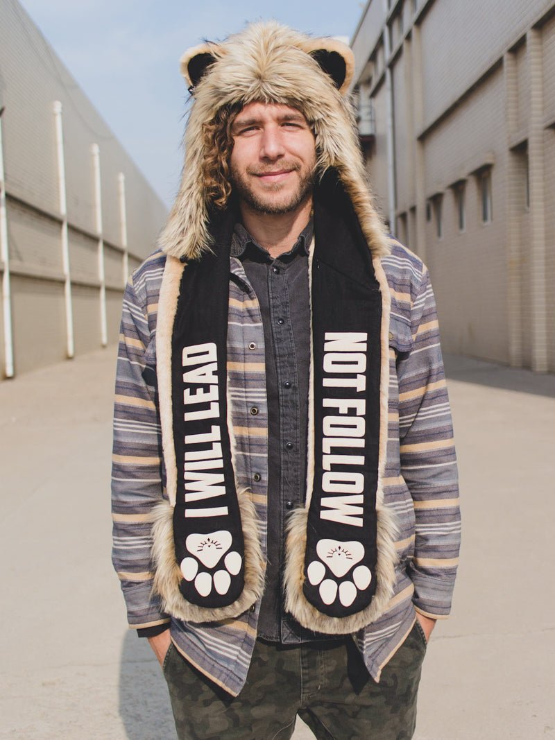 Brown Unleashed Lion Limited Edition *Unisex* SpiritHood on Male