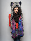 Custom Logo Paws on Mystic Wolf Galaxy CE SpiritHood 