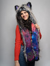 Black and Grey Mystic Wolf Galaxy CE SpiritHood on Female