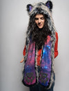Mystic Wolf Galaxy CE SpiritHood on Female Model