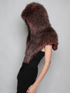 Phoenix Hooded Faux Fur Shawl