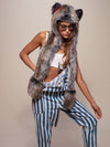 Grey Wolf Sedona Collector Edition Faux Fur with Hood